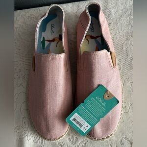 OluKai Casual Pink Slip-Ons